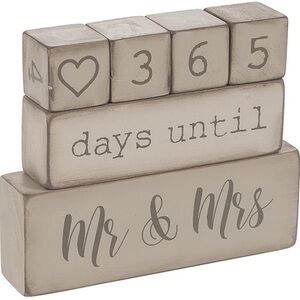 Wedding Day Countdown Calendar